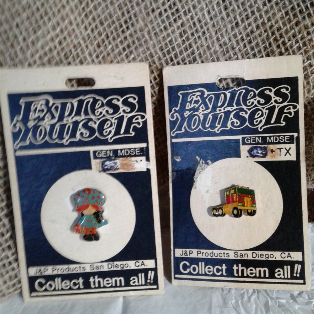 EXPRESS YORSELF PINS Collection Set of 2
